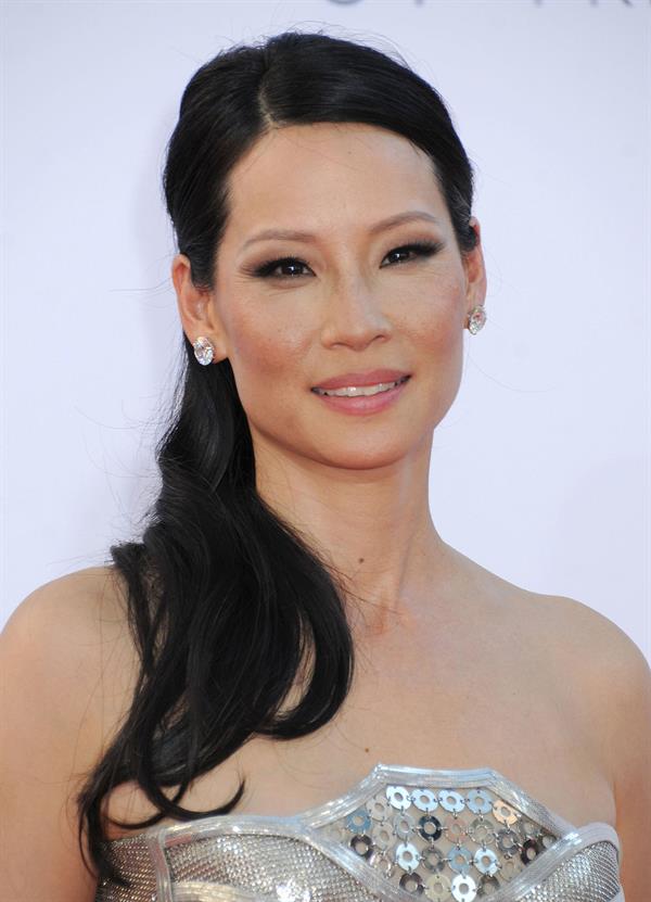 Lucy Liu - 64th Primetime Emmys Nokia Theatre LA Sept 23 2012