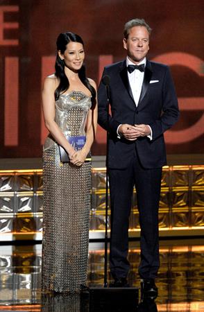 Lucy Liu - 64th Primetime Emmys Nokia Theatre LA Sept 23 2012