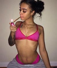 Indyamarie Jean in lingerie