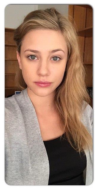 Lili Reinhart taking a selfie