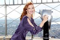 Marcia Cross Marcia Cross Lights The Empire State Building In Honor Of Plan International USA on October 10, 2012