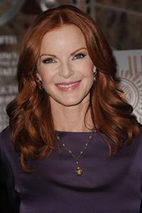 Marcia Cross Marcia Cross Lights The Empire State Building In Honor Of Plan International USA on October 10, 2012