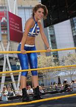 Maria Menounos WWE SummerSlam 2013 in LA 8/18/13 