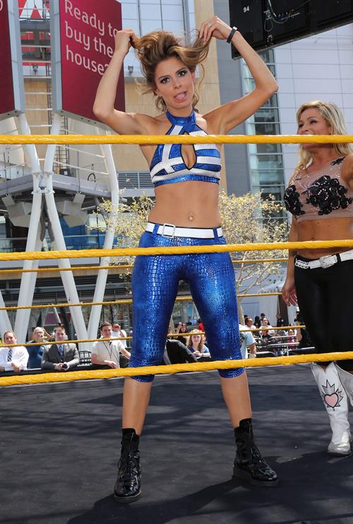 Maria Menounos WWE SummerSlam 2013 in LA 8/18/13 