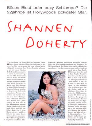 Shannen Doherty Nude for Playboy March 1994