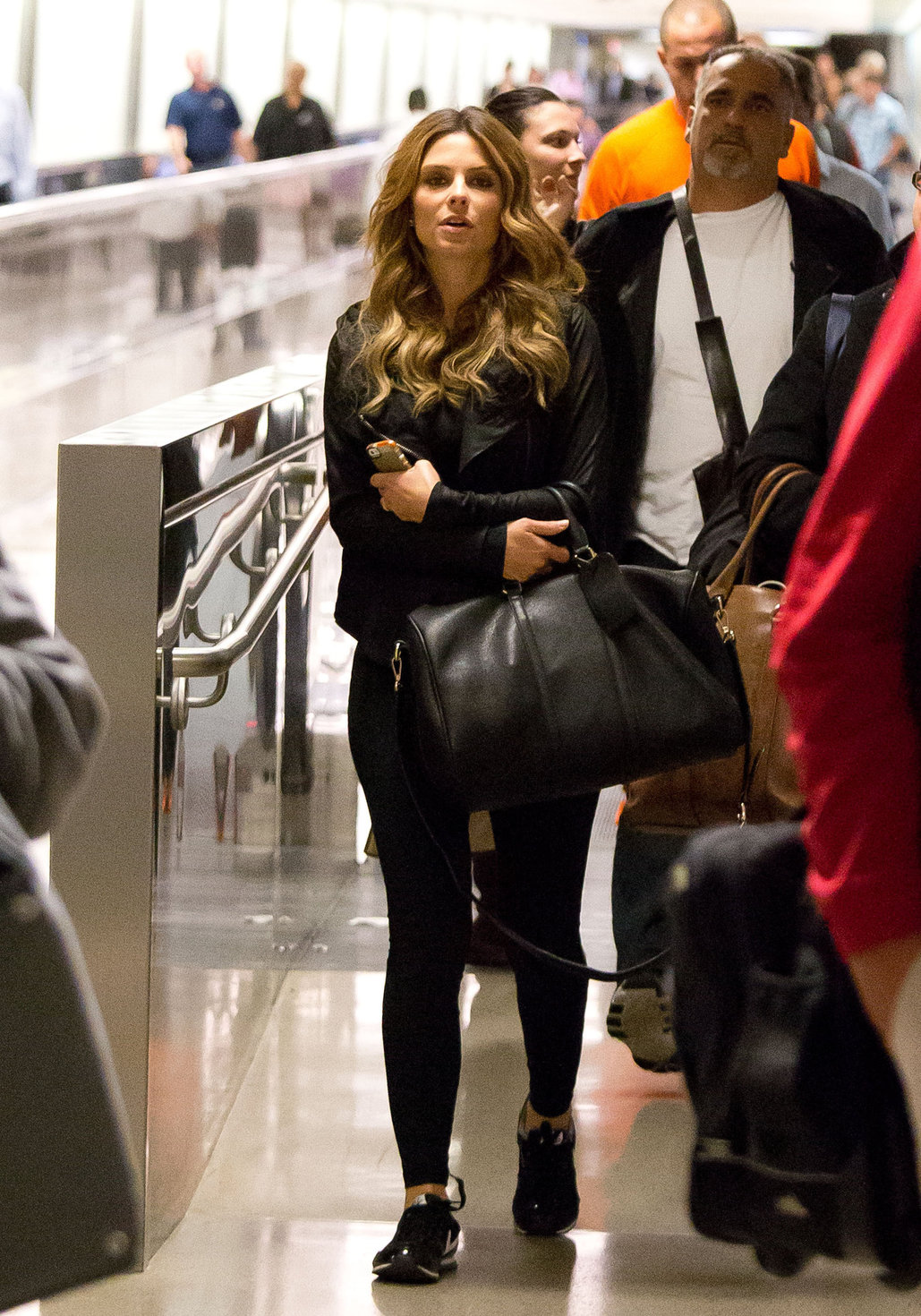 Maria Menounos – LAX airport arrival in LA 10/15/13  