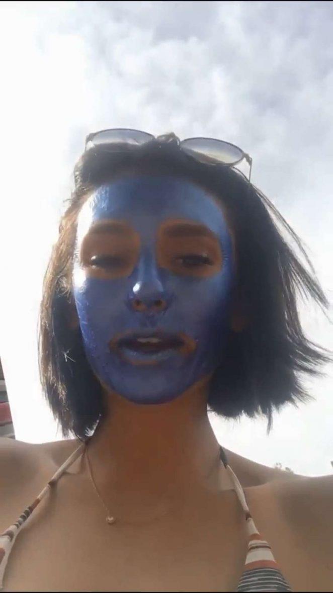 Nina Dobrev in a bikini