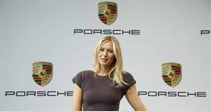 Maria Sharapova unveiled as Porsche's new brand ambassador in Stuttgart 4/22/13 