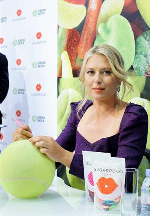 Maria Sharapova  Sugarpova Candy Launch in Moscow  April 29, 2013 