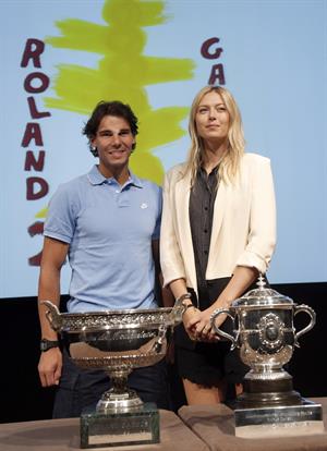 Maria Sharapova 2013 French Open draw ceremony in Paris May 24, 2013 