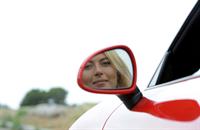 Maria Sharapova Porsche photoshoot in Manhattan Beach, California on July 11, 2013 