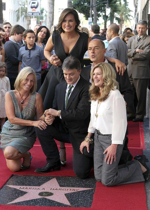 Mariska Hargitay Honored With Star On The Hollywood Walk Of Fame - Hollywood, Nov. 8, 2013 