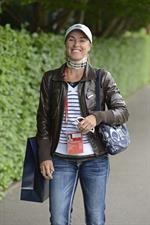 Martina Hingis Outside Wimbledon Lawn Tennis Club in London June 24, 2013 