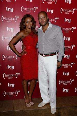 Melanie Brown Belevedere Red Launch at the Ivy Pool in Sidney 01.12.12 