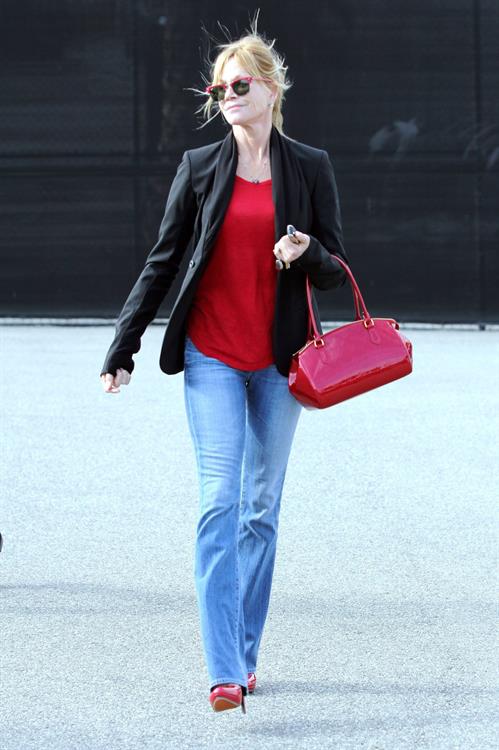 Melanie Griffith Leaving Mafield store in West Hollywood (May 8, 2013) 