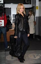 Mena Suvari outside the BBC Radio One studios October 4, 2012 