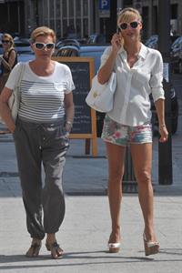 Michelle Hunziker out in Milani August 30, 2013 