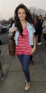 Michelle Keegan before the Wanted Concert March 28, 2011