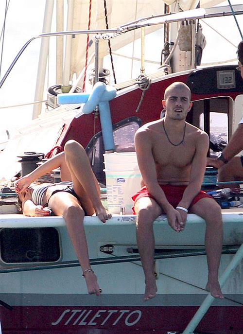 Michelle Keegan bikini candids Barbados January 1, 2011 