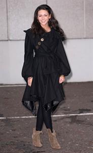 Michelle Keegan outside ITV Studios on December 3, 2010