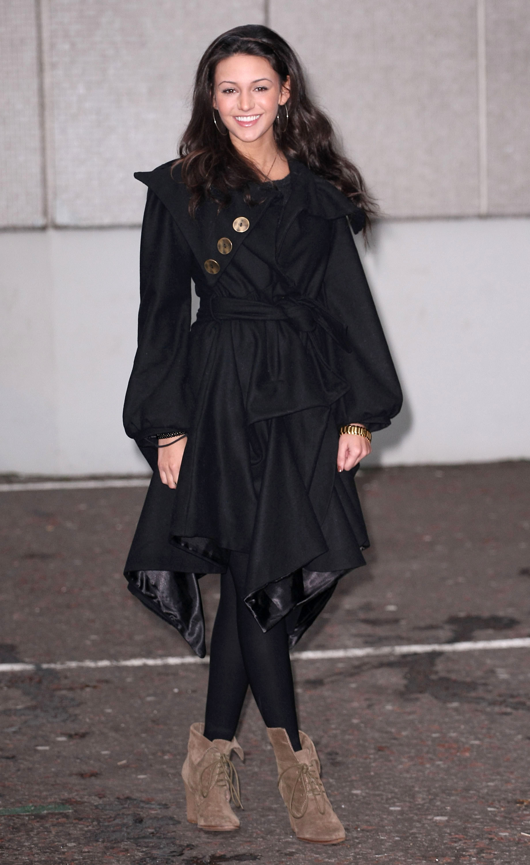 Michelle Keegan outside ITV Studios on December 3, 2010