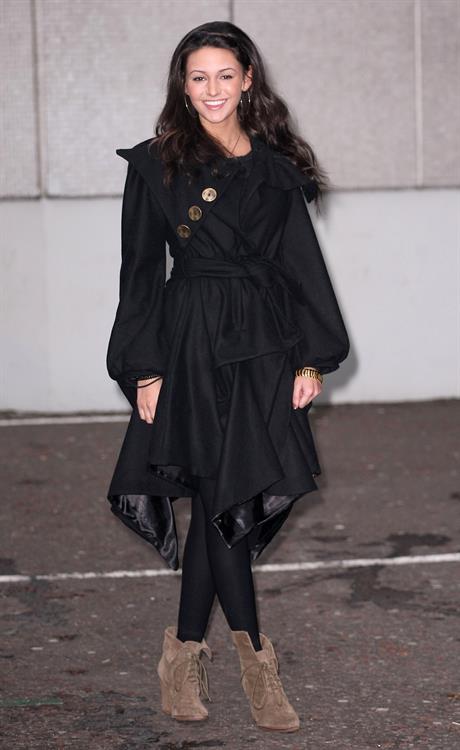 Michelle Keegan outside ITV Studios on December 3, 2010