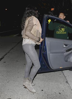 Michelle Rodriguez leaving the Madeo Restaurant in Hollywood, Los Angeles on April 3, 2013 