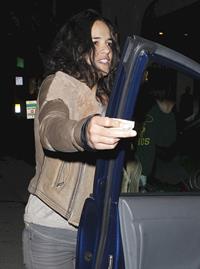 Michelle Rodriguez leaving the Madeo Restaurant in Hollywood, Los Angeles on April 3, 2013 