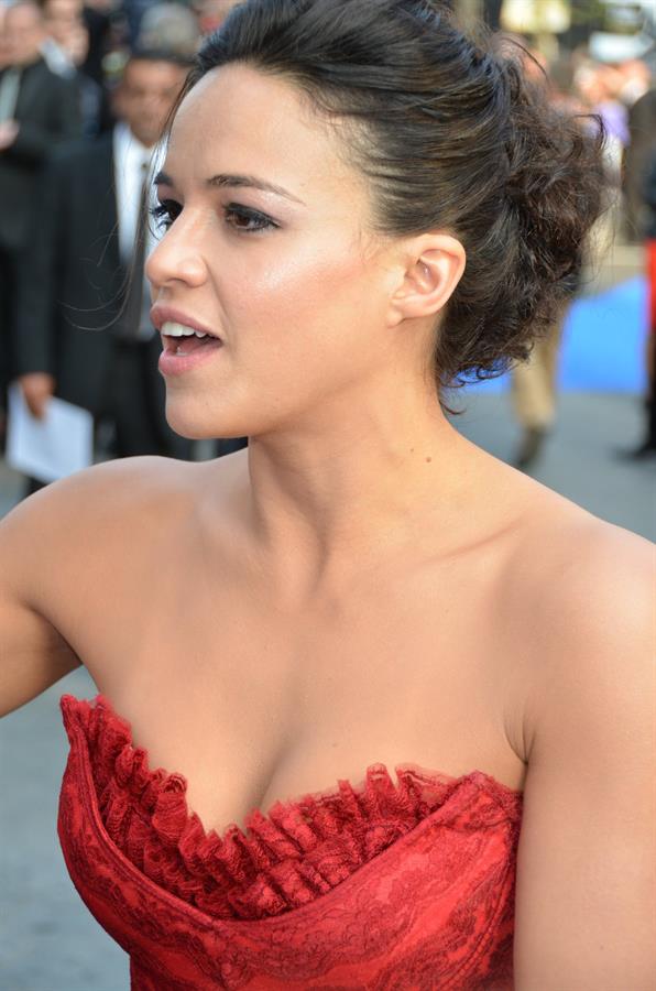 Michelle Rodriguez at the Fast and Furious 6 premiere, London - May 7, 2013 