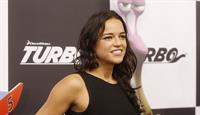 Michelle Rodriguez at the  Turbo  New York Premiere on July 9, 2013 