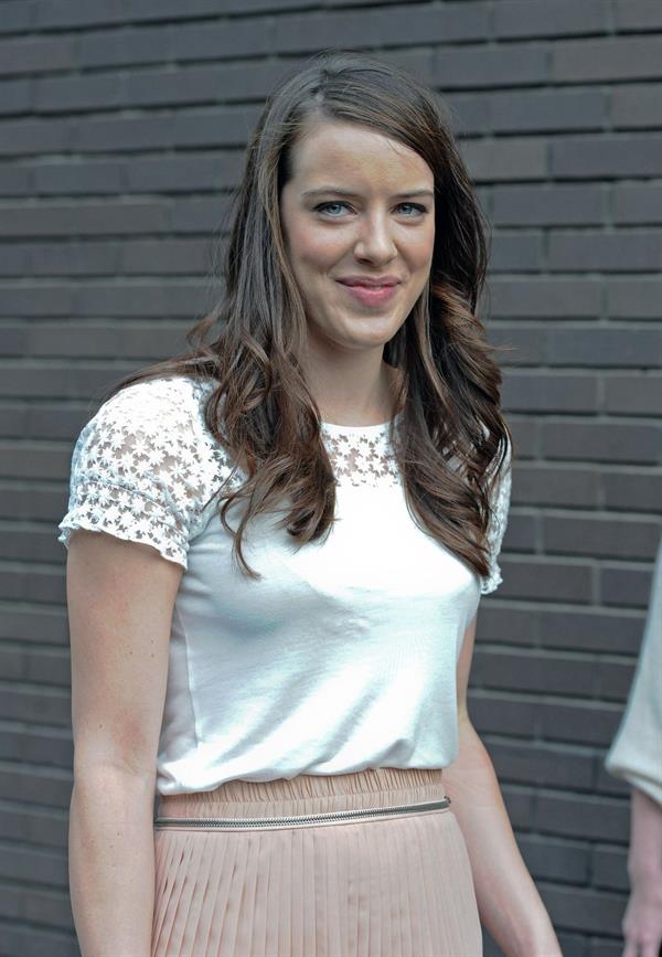 Michelle Ryan - Arriving at ITV Studios - August 21, 2012