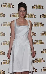 Michelle Ryan attends 'The Man Inside' UK film premiere at the Vue Leicester Square on July 24, 2012 in London, England