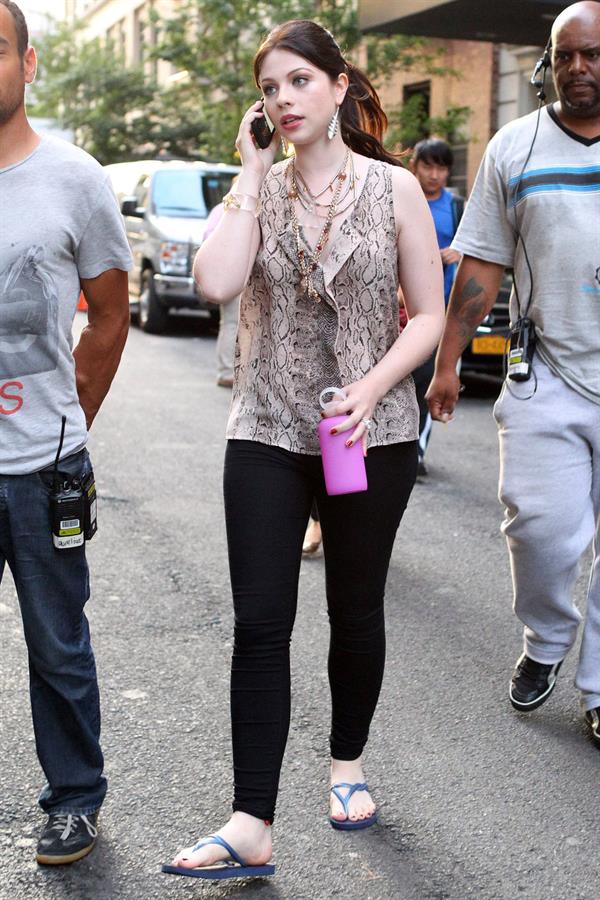 Michelle Trachtenberg - On the set of  Gossip Girl  in New York City - August 10, 2012