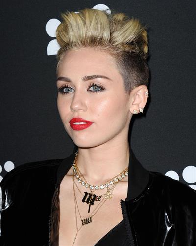 Miley Cyrus Attends the Myspace relaunch at The El Rey Theater in Los Angeles on June 12, 2013