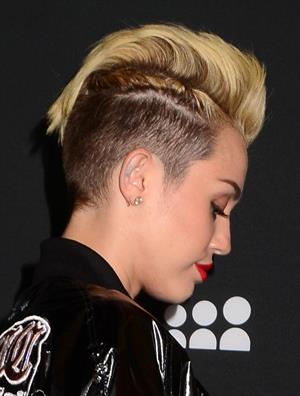 Miley Cyrus Attends the Myspace relaunch at The El Rey Theater in Los Angeles on June 12, 2013