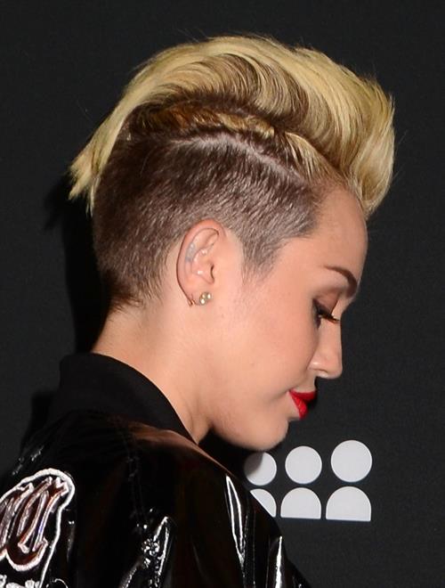 Miley Cyrus Attends the Myspace relaunch at The El Rey Theater in Los Angeles on June 12, 2013