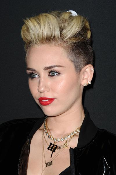 Miley Cyrus Attends the Myspace relaunch at The El Rey Theater in Los Angeles on June 12, 2013