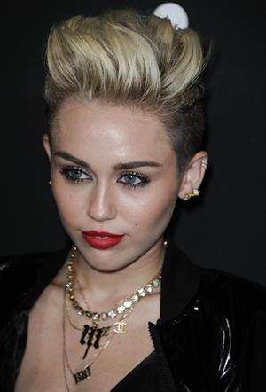 Miley Cyrus Attends the Myspace relaunch at The El Rey Theater in Los Angeles on June 12, 2013