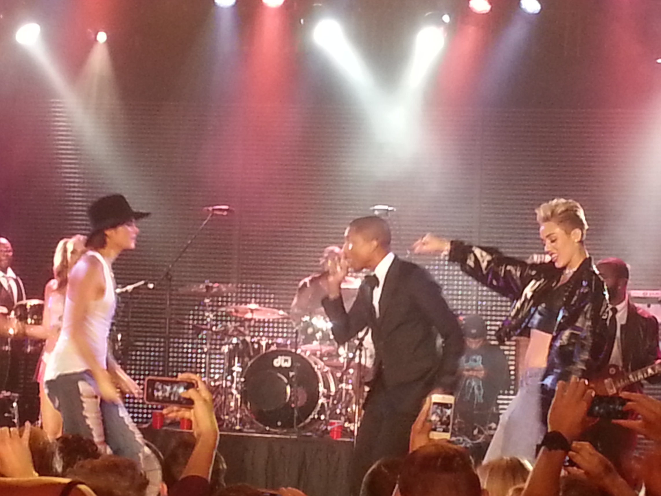 Miley Cyrus Attends the Myspace relaunch at The El Rey Theater in Los Angeles on June 12, 2013