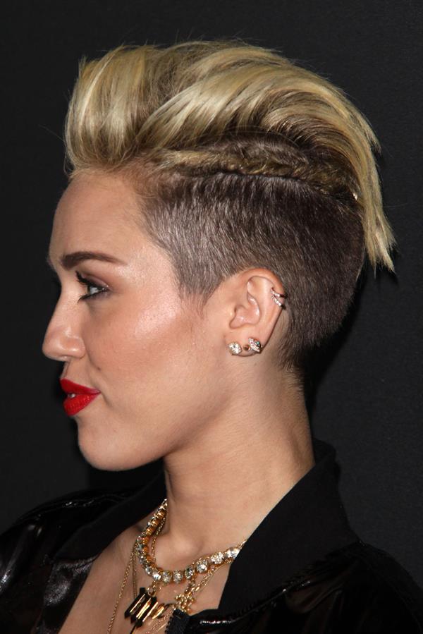 Miley Cyrus Attends the Myspace relaunch at The El Rey Theater in Los Angeles on June 12, 2013