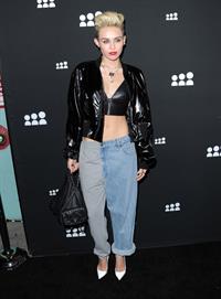 Miley Cyrus Attends the Myspace relaunch at The El Rey Theater in Los Angeles on June 12, 2013