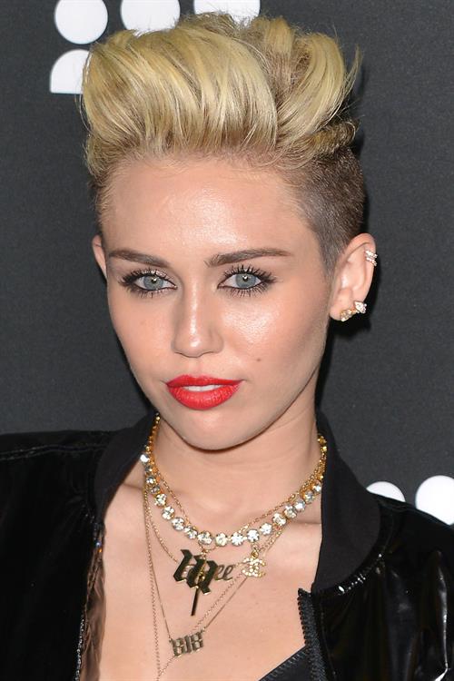 Miley Cyrus Attends the Myspace relaunch at The El Rey Theater in Los Angeles on June 12, 2013