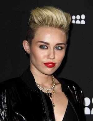Miley Cyrus Attends the Myspace relaunch at The El Rey Theater in Los Angeles on June 12, 2013