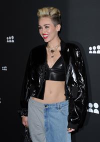 Miley Cyrus Attends the Myspace relaunch at The El Rey Theater in Los Angeles on June 12, 2013