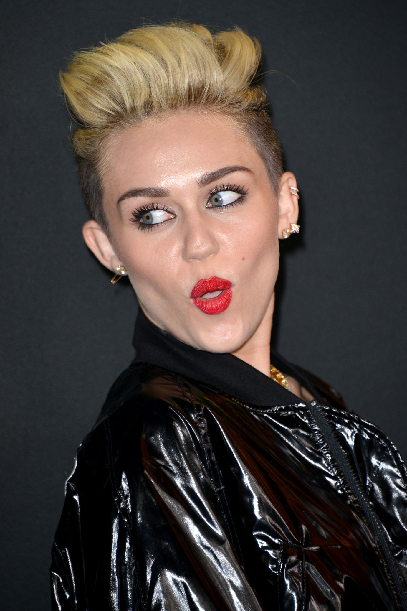 Miley Cyrus Attends the Myspace relaunch at The El Rey Theater in Los Angeles on June 12, 2013