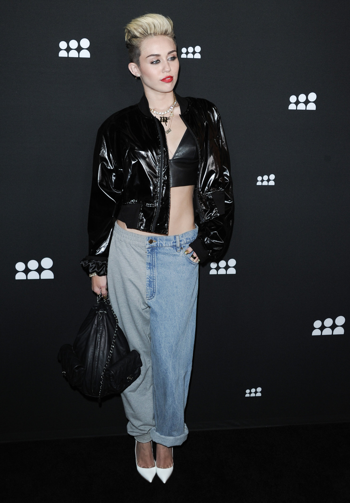 Miley Cyrus Attends the Myspace relaunch at The El Rey Theater in Los Angeles on June 12, 2013