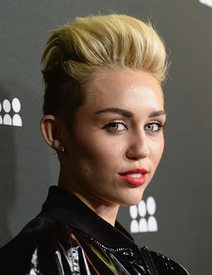 Miley Cyrus Attends the Myspace relaunch at The El Rey Theater in Los Angeles on June 12, 2013