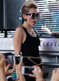 Miley Cyrus attends Y100's Mackapoolza at the Clevelander South Beach in Miami Beach - June 28, 2013