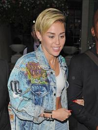 Miley Cyrus in London 9/11/13  