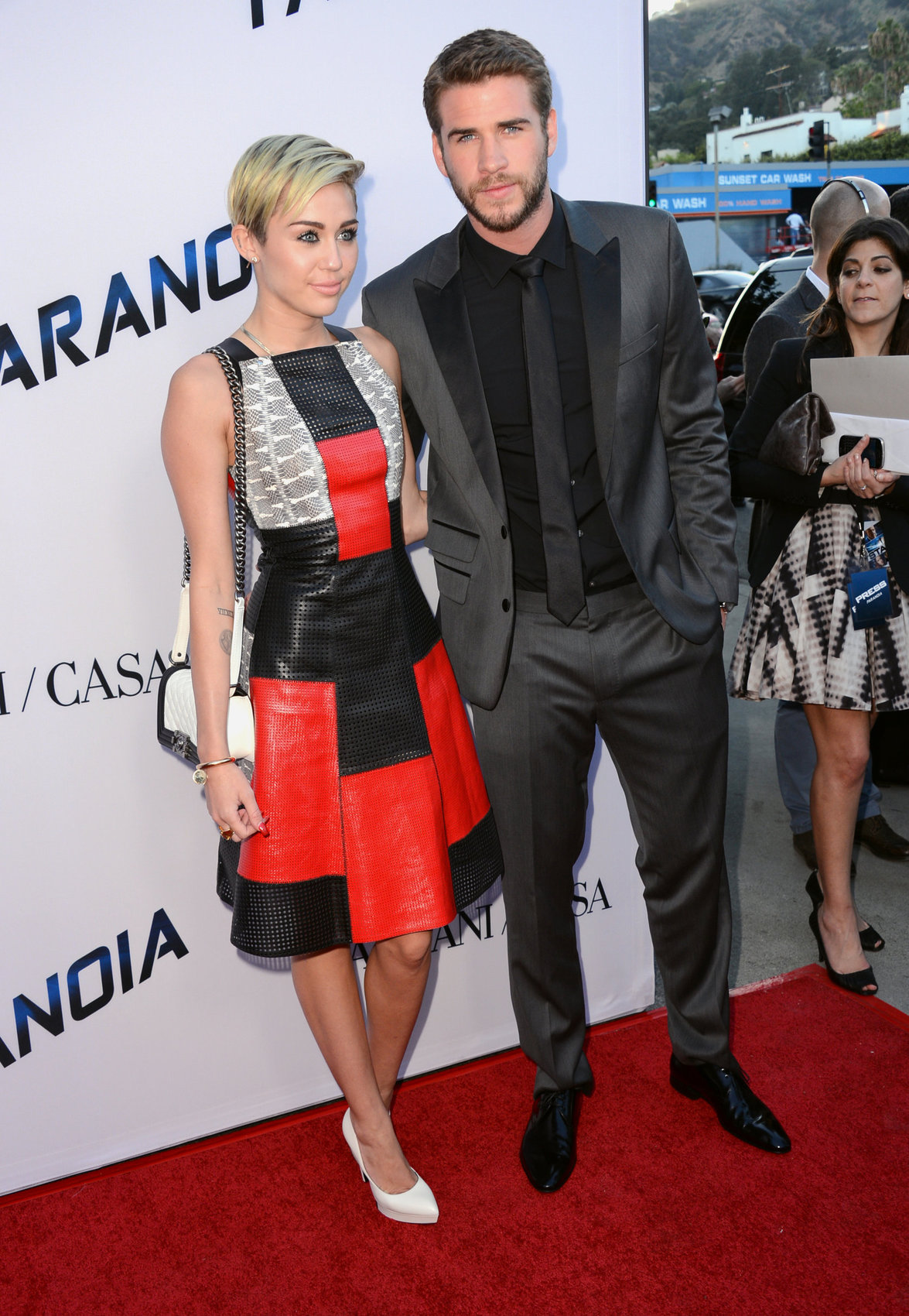 Miley Cyrus  Paranoia  Los Angeles Premiere -- Aug. 8, 2013 